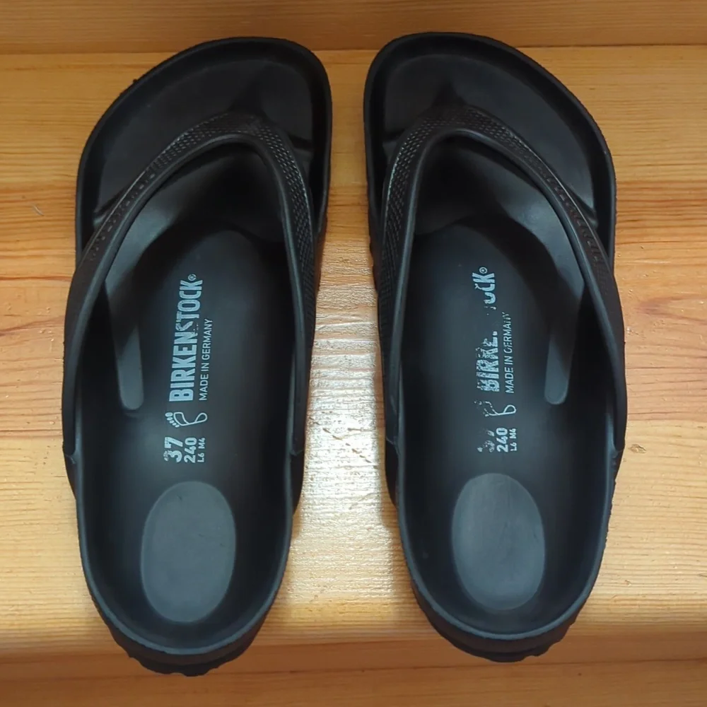 Birkenstock Black Flip-Flops - Picture 2 of 10
